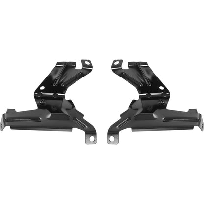 KUAFU Front Outer Bumper Bracket Compatible with 2007-2013 GMC Sierra 1500/2500 HD/3500 HD Replace for 15901539 GM1067182 15901538 GM1066182 Bumper Support Driver&Passenger Side