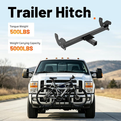 Trailer Hitch Compatible with 08-10 F-250/F-350/ F-450/ F-550 Super