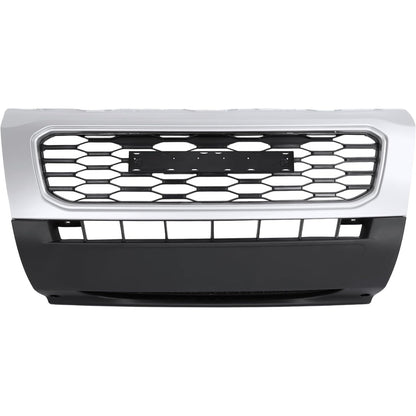 Front Bumper Center Lower Cover Assembly & Grille Compatible with 2019 2020 2021 Ram Promaster 1500 2500 3500 Replacement For 1ZT90JXWAB CH1000A52, CH1202111 PP+ABS Plastic