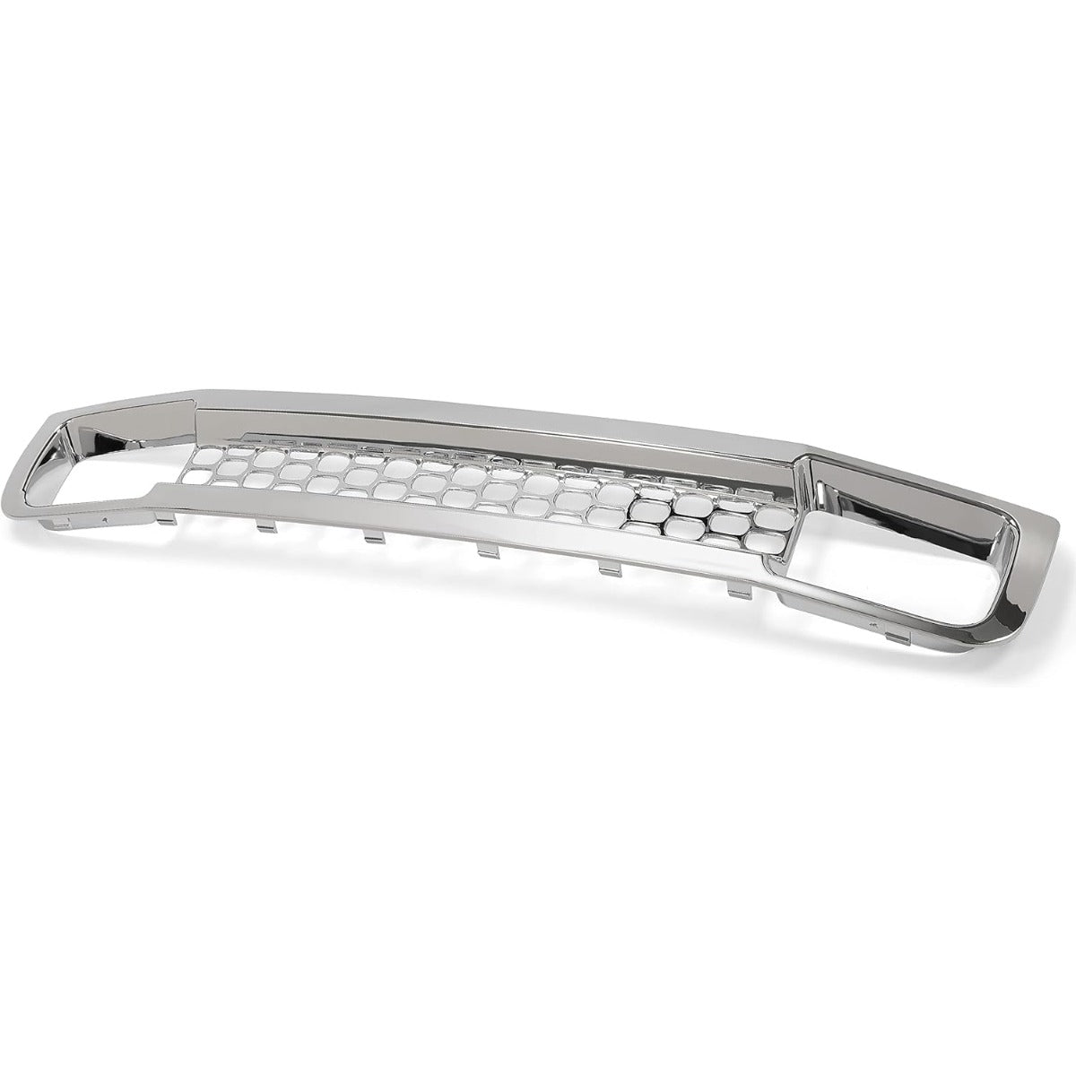Front Bumper Lower Grille Compatible with 2011-2014 GMC Sierra 2500HD 3500HD Replacement for GM1036166 25832387 Denali Style Chrome Silvery