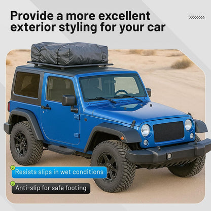 Rugged Steps Compatible with 2007-2018 Jeep Wrangler JK
