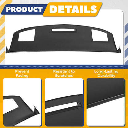 Dashboard Cover Compatible with 1984-1989 Chevrolet Corvette C4 ABS Plastic Painted+Textured