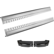 ECOTRIC Rocker Panels Cab Corners Compatible with 1999-2007 Chevy GMC | Compatible with 1999-2007 Chevy Silverado GMC Sierra 4 Door Extended Cab Trucks Lower Slip-On Metal 2 Packages