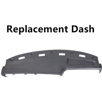 Dash Replacement Compatible with 1994-1997 Dodge Ram 1500 2500 3500 Top Dash Panel Cover Dashboard Cap Bezel Trucks Gray Replace for 5EY72RC8 LYAP-288