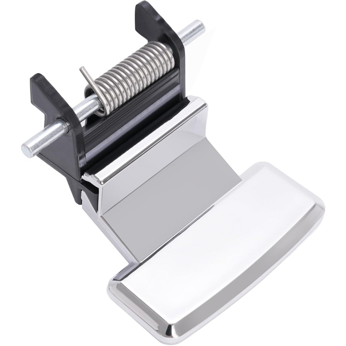 KUAFU Center Console Lid Striker Handle Latch Compatible with 2009-2019 Ford Flex Replacement for FA8Z-7406064-AA FO2910100 Plastic Chrome Silvery & Black