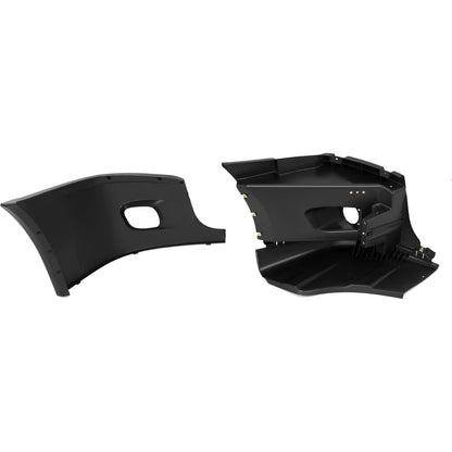 KUAFU LH Front Bumper End Cap+Reinforcement Compatible with 08-17 Cascadia