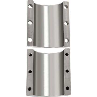 ALMULOO 2PCS Split Collar Tube Clamp, Compatible with 1-3/4" OD Tube, Universal UTV Accessory for Bolt-Mount Bumper, Spare Tire Carrier, Roof Rack, Light Bar, Harness, Roll Bar & Cage Bracing