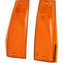HECASA Pair Side Marker Light Compatible with 1991-1996 Jeep Cherokee Base Classic Country SE Sport Briarwood Laredo Limited Comanche Replacement for CH2551113 CH2550113 Marker Lamp LH&RH Amber Lens
