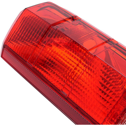 HECASA Pair Tail Light Compatible with 1980-1986 Ford F-150 F-250 F-350 Bronco F-100 Halogen Brake Lamp Taillight Replacement for E4TZ13405B FO2800103 E4TZ13404B FO2801102 Red White Lens Black Housing