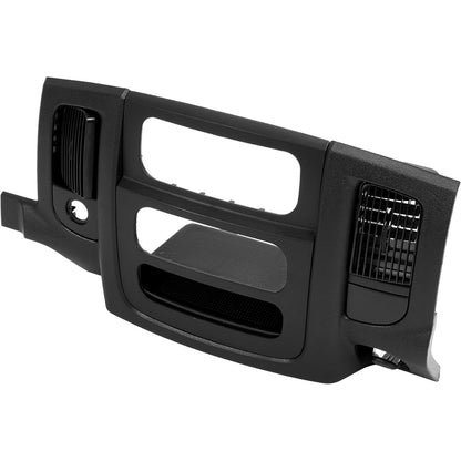Dashboard Radio Panel Compatible with 2002-2005 Dodge Ram 1500 2500 3500 Replacement for 5GV52TRMAB ABS & PP Plastic Textured Black