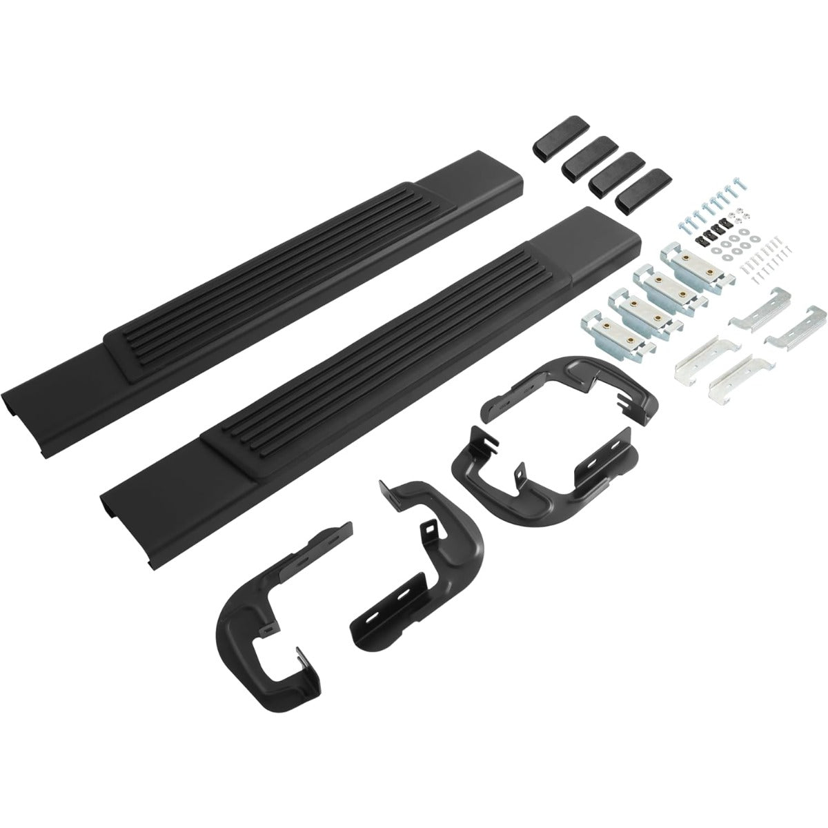 ALMULOO Running Boards Compatible with 2007-2018 Chevy Chevrolet Silverado & GMC Sierra 1500 2500HD 3500HD 2-Door Standard Cab Side Steps Boards Step Bars