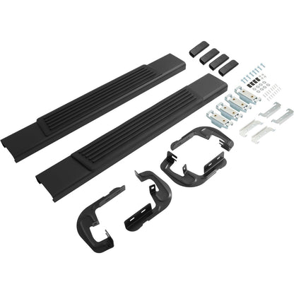 ALMULOO Running Boards Compatible with 2007-2018 Chevy Chevrolet Silverado & GMC Sierra 1500 2500HD 3500HD 2-Door Standard Cab Side Steps Boards Step Bars
