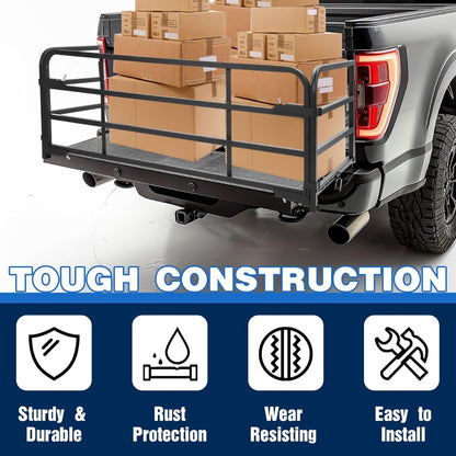 KUAFU Bed Extender Foldable Tailgate Compatible with Super Duty