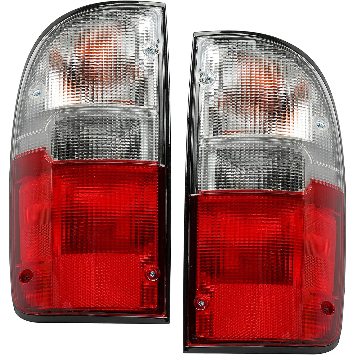 ECOTRIC Tail Light Pair Compatible with 1995-2000 Toyota Tacoma Pickup Trunk Taillight Tail Lamp Driver Left & Passenger Right