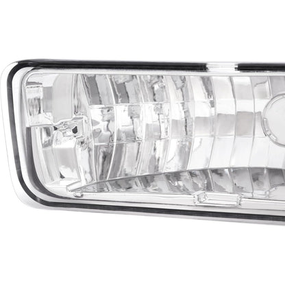 HECASA Pair Turn Signal & Side Marker Light Compatible with 1985-1992 Chevy Chevrolet Camaro Replacement for GM2520165 GM2521165 GM2550118 GM2551110 Parking Signal Lamp 4Pcs Clear Lens