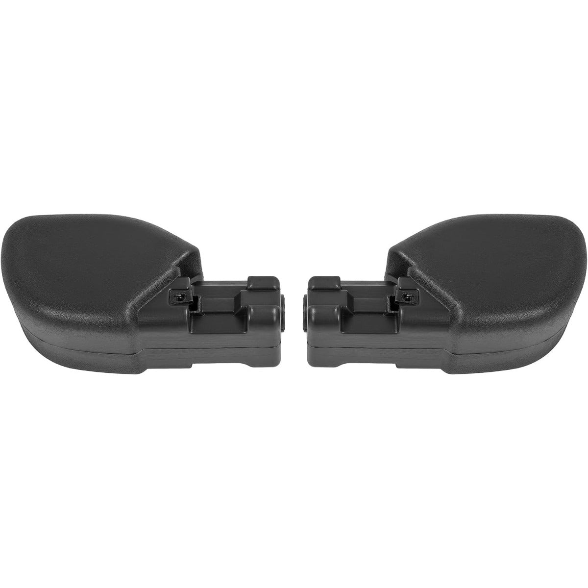 KUAFU Front & Pair Bumper End Cap Compatible with 1997-2006 Jeep Wrangler, 65th Anniversary Edition Bumper Corner Protection Replacement for 55155757AB, CH1004128, 55155756AB, CH1005128