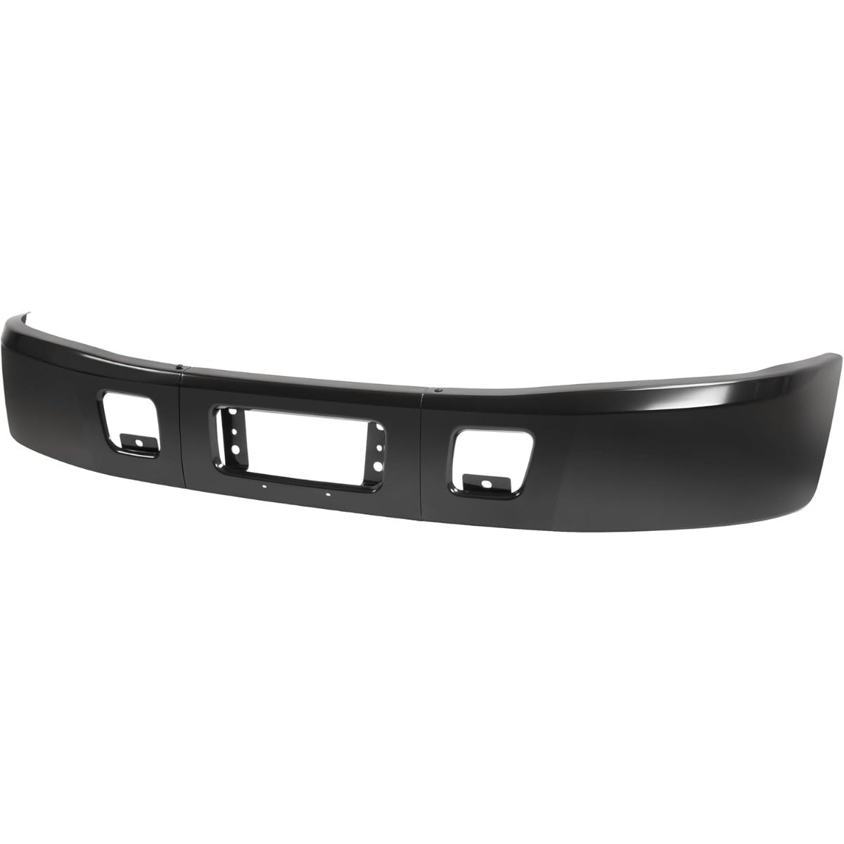 ALMULOO Front Bumper 3Pcs Compatible with 2005-2020 Hino 238 Hino 258 Hino 268 Hino 338 Replace for 52101E0B01 Steel Powder Coated Black