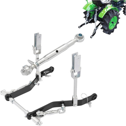 3 Point Hitch Kit Compatible with Kubota B-Series Tractors Category CAT 1 Heavy Duty Steel White Zinc Does Not Fit BX Series B20,B26,BX23s Tractors