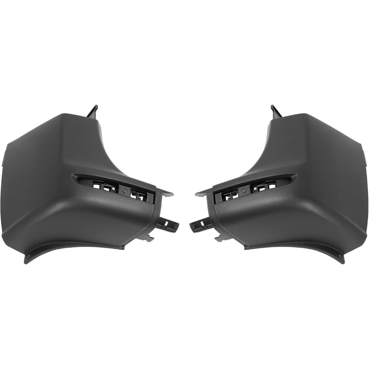 ALMULOO Rear Bumper End Cap Compatible with 2019-2021 Mercedes-Benz Sprinter W907 Replacement For 9078853600 9078853500 Plastic(PP) Textured Black Left and Right Side