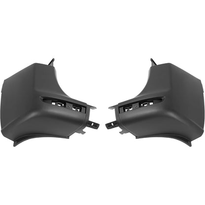 ALMULOO Rear Bumper End Cap Compatible with 2019-2021 Mercedes-Benz Sprinter W907 Replacement For 9078853600 9078853500 Plastic(PP) Textured Black Left and Right Side