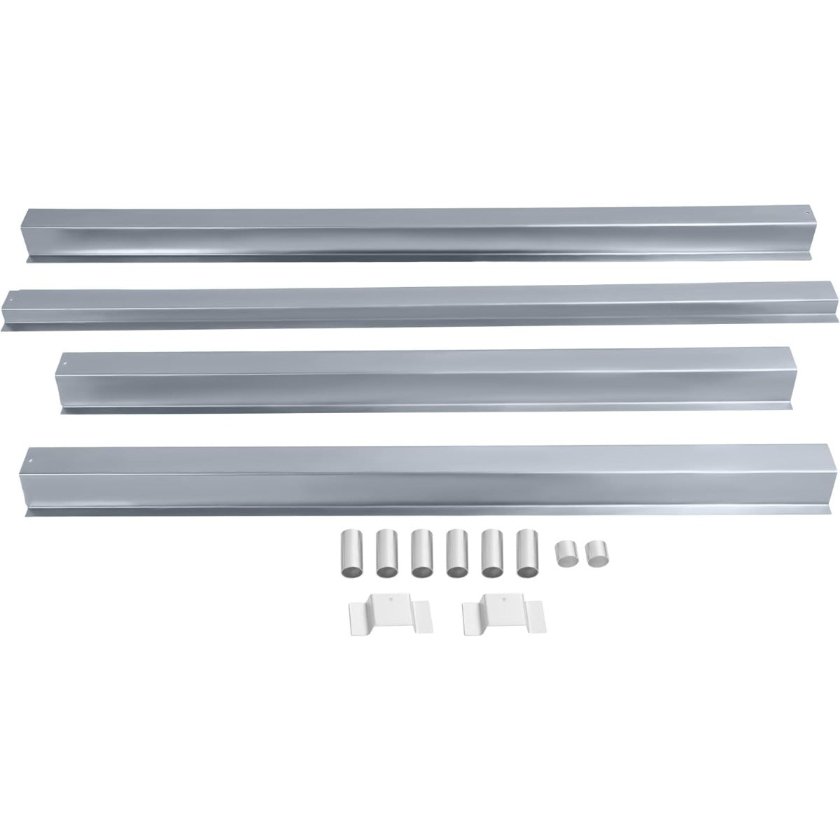 KUAFU 4PCS Bed Floor Support Crossmembers Repair Compatible with 77-16 Ford