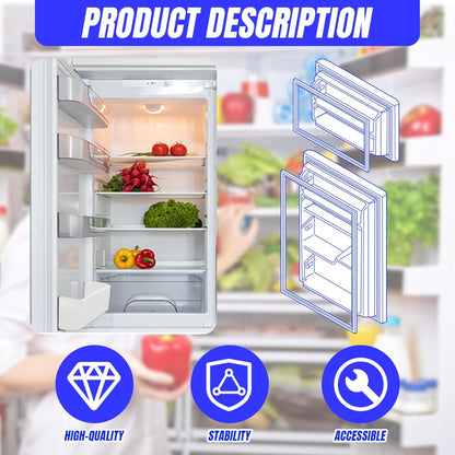 2187172 Replacement Refrigerator Door Bin Shelf Compatible with Most Roper, Kitchenaid, Kirkland and Whirlpool models Refrigerator Door Bin White - 2 PCS