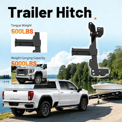 Trailer Hitch Compatible with 2020-2026 Sierra