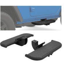 Side Steps Compatible with 2018-2025 Jeep Wrangler JL 2-Door, High-Strength Running Boards, Steel Step Bars, Powder-Coated 2-Piece Set