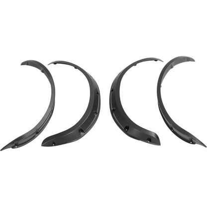 Wutist Golf Cart 4PCS Fender Flare Compatible with Icon Advanced EV and Evolution Forester 4 or 6 Passenger Seat Golf Cart Black ABS