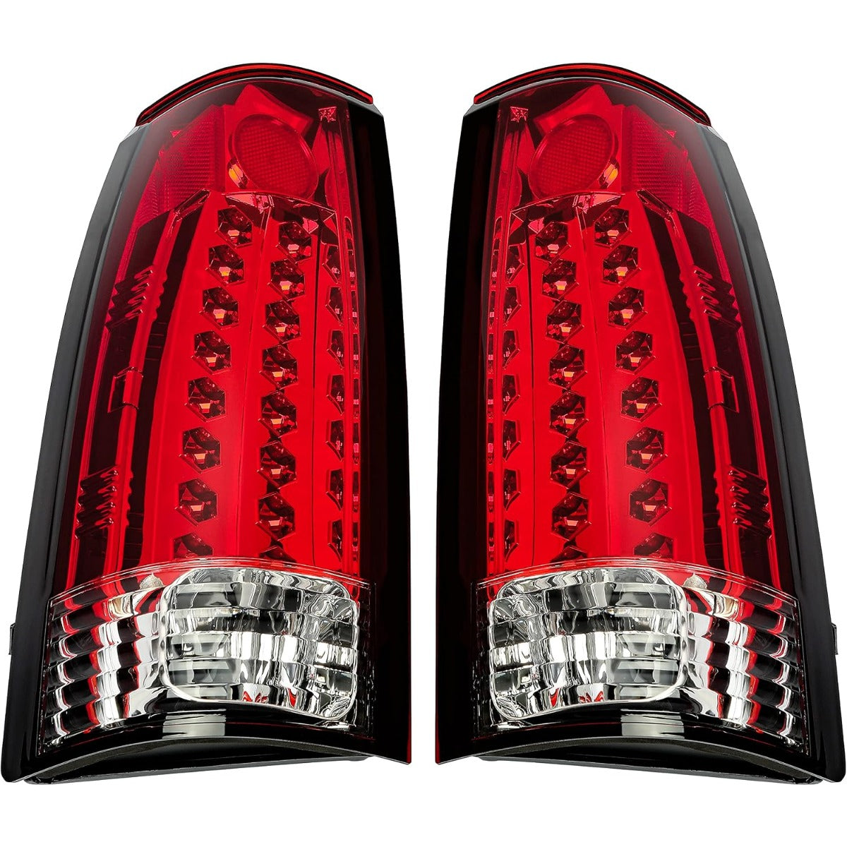 HECASA LED Tail Lights Compatible with 1988-2000 Silverado Suburban C/K