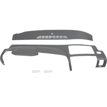 Dashboard Cover Compatible with 2007-2013 Chevrolet Silverado GMC Sierra Does Not Fit LTZ/Denali/SLT Models Fits Dual Glovebox Style Dashes Only Plastic(ABS) Painted+Textured Gray