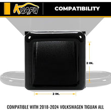2-Inch Receiver Class 3 Trailer Hitch Compatible with 2018-2024 Volkswagen Tiguan All Black Towing Hitch Receiver