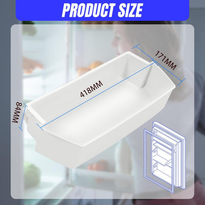 2187172 Replacement Refrigerator Door Bin Shelf Compatible with Most Roper, Kitchenaid, Kirkland and Whirlpool models Refrigerator Door Bin White - 2 PCS