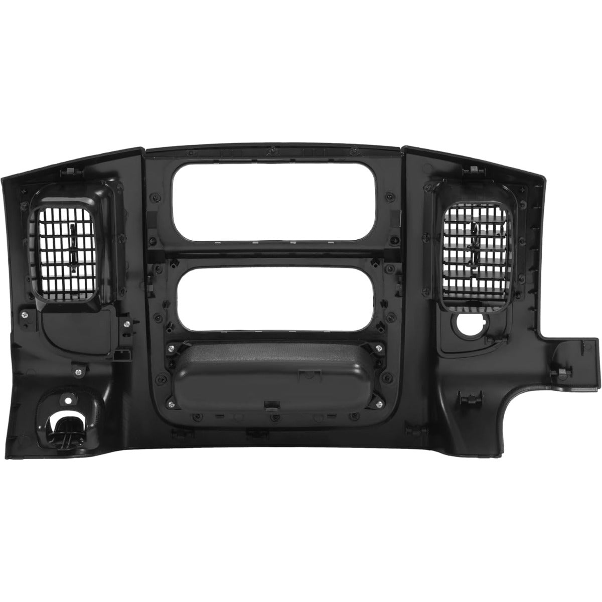 Dashboard Radio Panel Compatible with 2002-2005 Dodge Ram 1500 2500 3500 Replacement for 5GV52TRMAB ABS & PP Plastic Textured Black