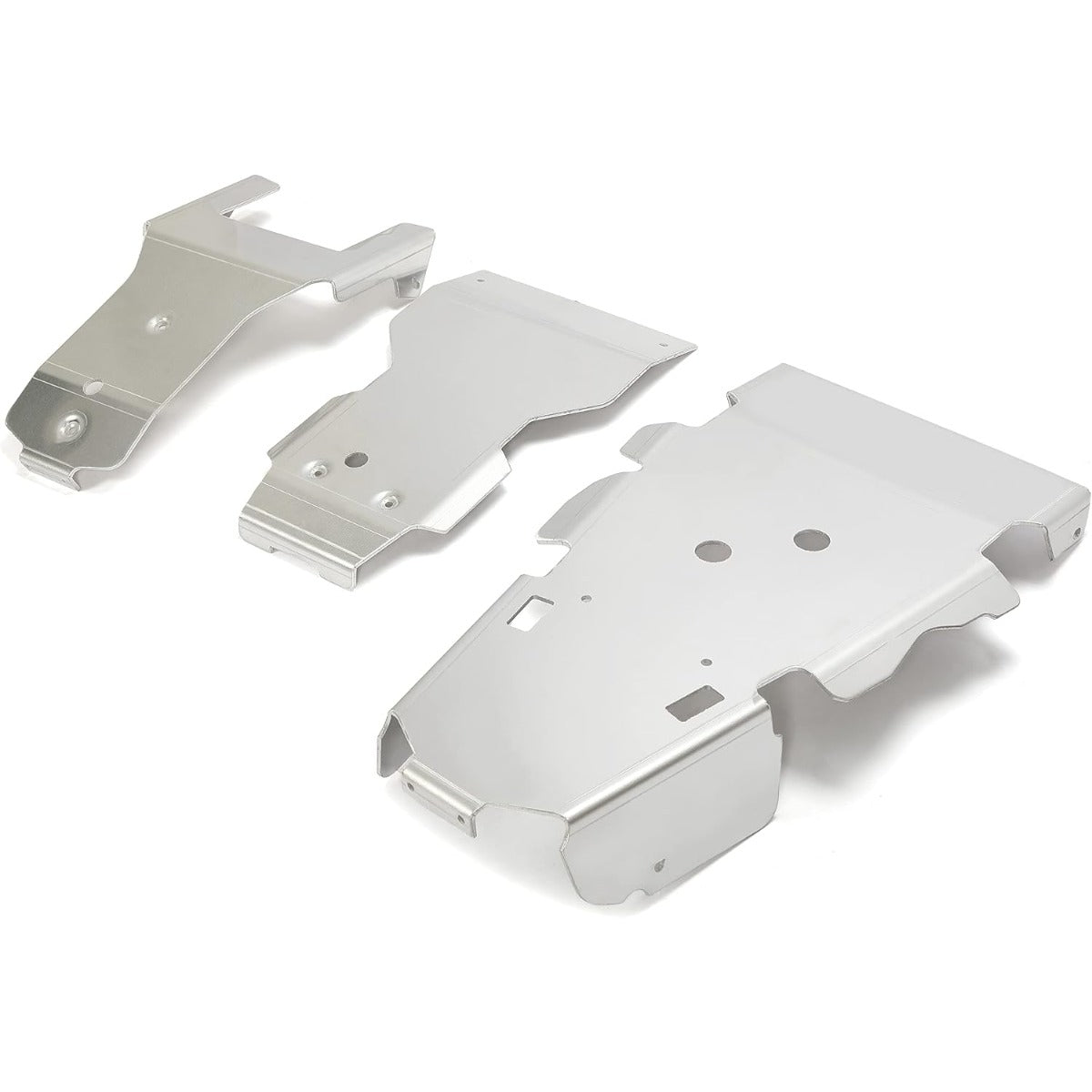 Full Belly Skid Plate Guard Aluminum Compatible with 2015-2019 Honda Rubicon IRS 500 520 Glide Swing Arm 3Pcs
