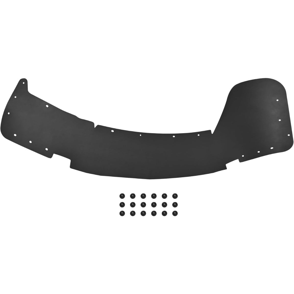HECASA Rear Bed Inner Fender Liner Compatible with 2017-2023 Ford F350 F450 Super Duty Dually DRW Fender Flare Splash Shield Wheelhouse Right Passenger Side