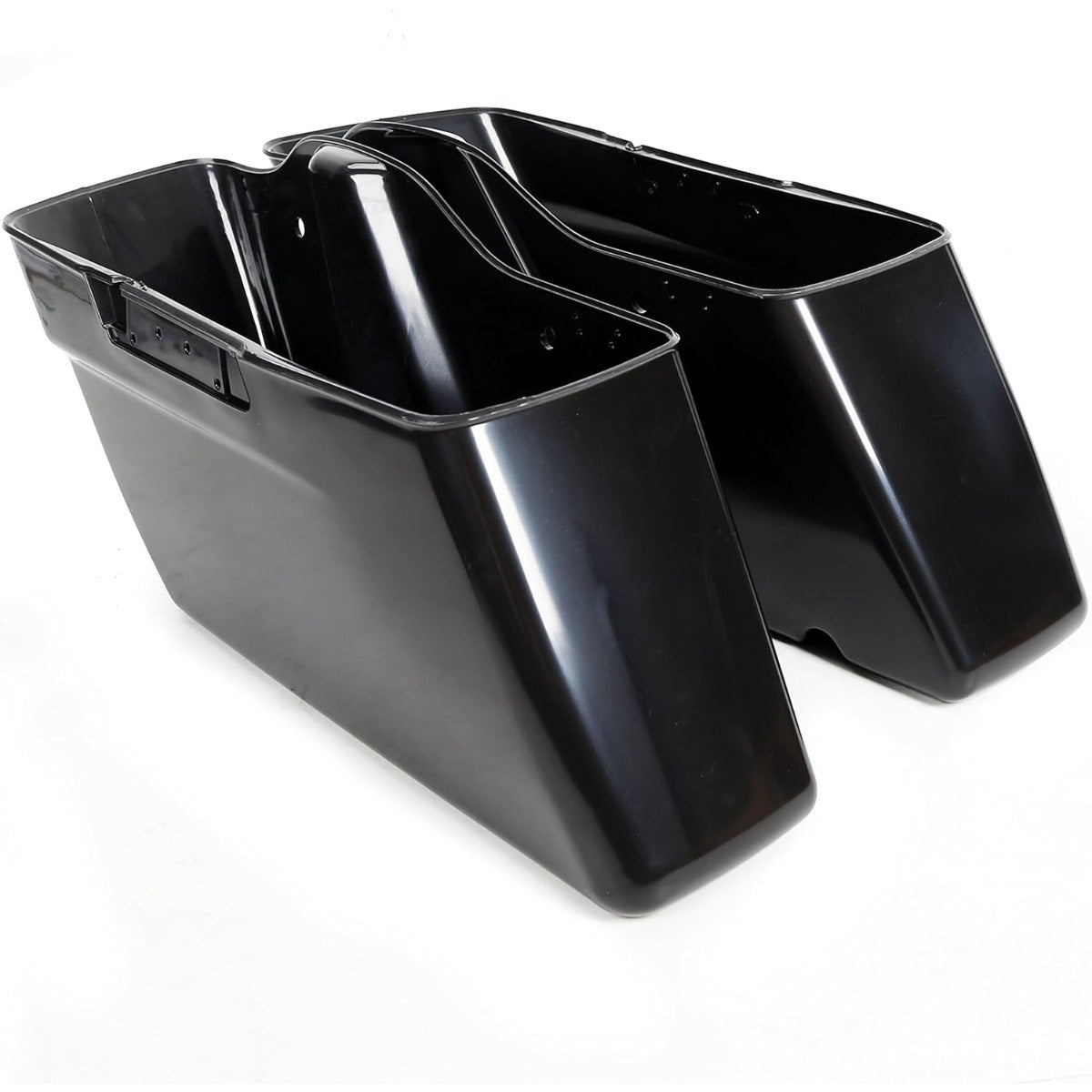 Black Hard Saddlebags Saddle Bags W/O Hardware  for 2014-2024 Harley Davidson Touring Models (Unpainted Saddlebags W/O Hardware)
