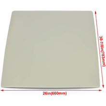 KUAFU Hood Scoop Vent Compatible with 2013 2014 Ford Mustang Gray ABS