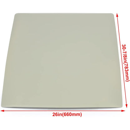 KUAFU Hood Scoop Vent Compatible with 2013 2014 Ford Mustang Gray ABS