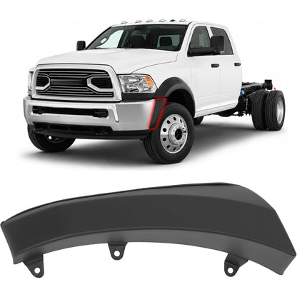 Left Fender Flare Set Compatible with 2011-2018 Ram 4500 5500 | Wheel Arch Cover Protector Set Plastic(PP) Textured Black Driver Side
