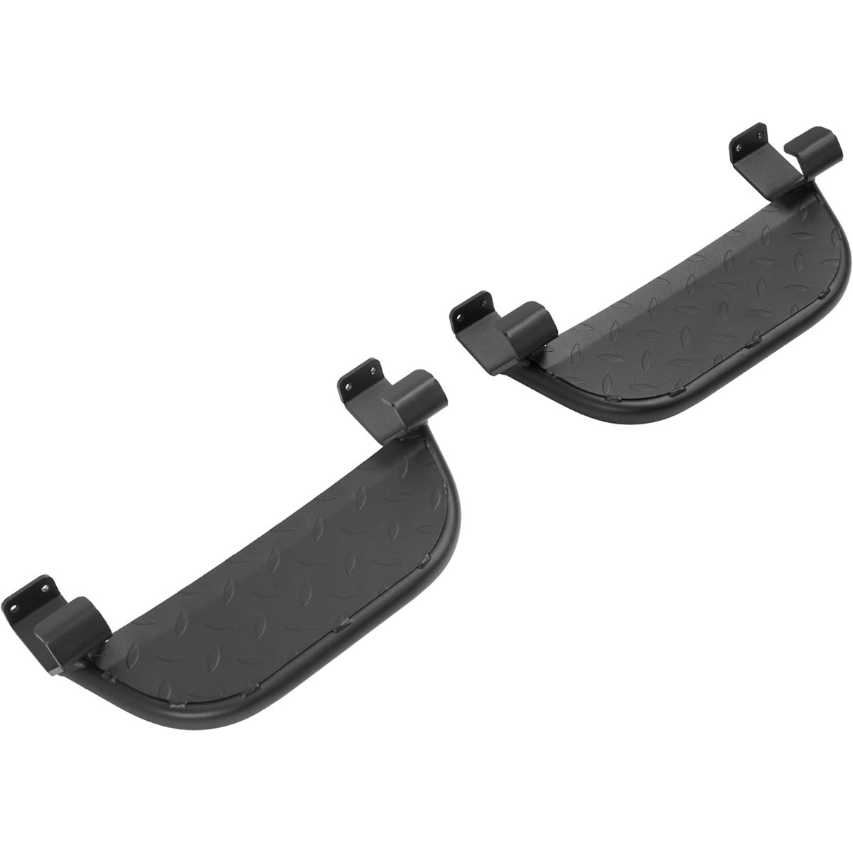 Running Boards Side Steps Compatible with 2021-2025 Ford Bronco 2/4 Door Steel Powder Coated Black 2Pcs Side Bars Step Plates