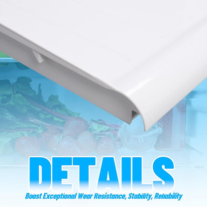 HECASA WR32X10398 Crisper Pan Cover Compatible with GE Hotpoint Refrigerator that are 14cf 15cf 17cf Vegetable Drawer Crisper Cover Replacement for WR32X1094 PS890565 AP3426095