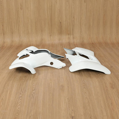KUAFU Front & Rear Fender Compatible with 1999-2004 Honda TRX 400EX | Plastic Kit Mudguard Mud Guard Flaps Fender Flares White