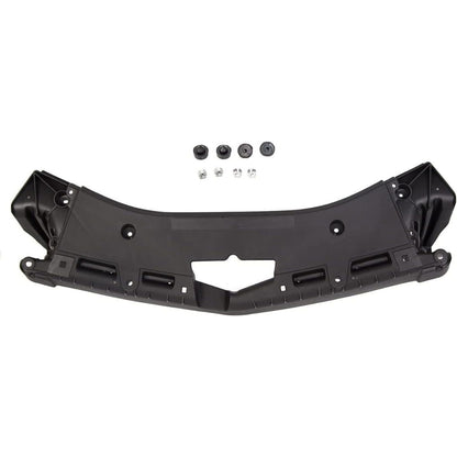 ALMULOO Front Bumper Bracket Compatible with 2010-2017 Chevrolet Equinox GMC Terrain Replacement for 23507949 Plastic PET Black