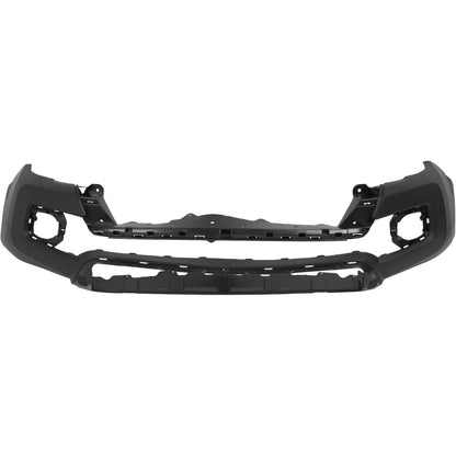 ALMULOO Front Bumper Cover Fascia Compatible with 2016-2023 Toyota Tacoma w/Fender Flare Holes Replacement for TO1000414