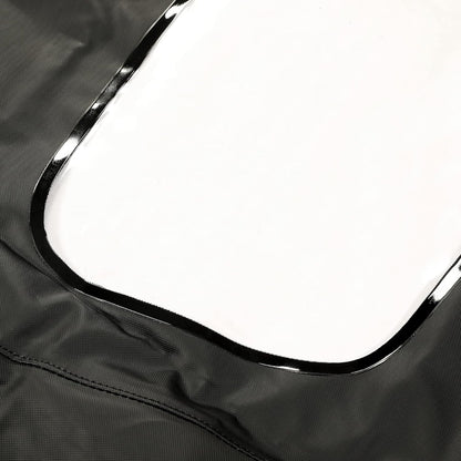 Convertible Soft Top Replacement  for 2005-2014 Ford Mustang, Soft Roof with Clear Plastic Window, Premium Grade Black Sailcloth Vinyl