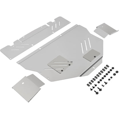 Engine Splash Shield Compatible with 2015-2021 Subaru STI Front Lower Engine Skid Plate Aluminum Silvery
