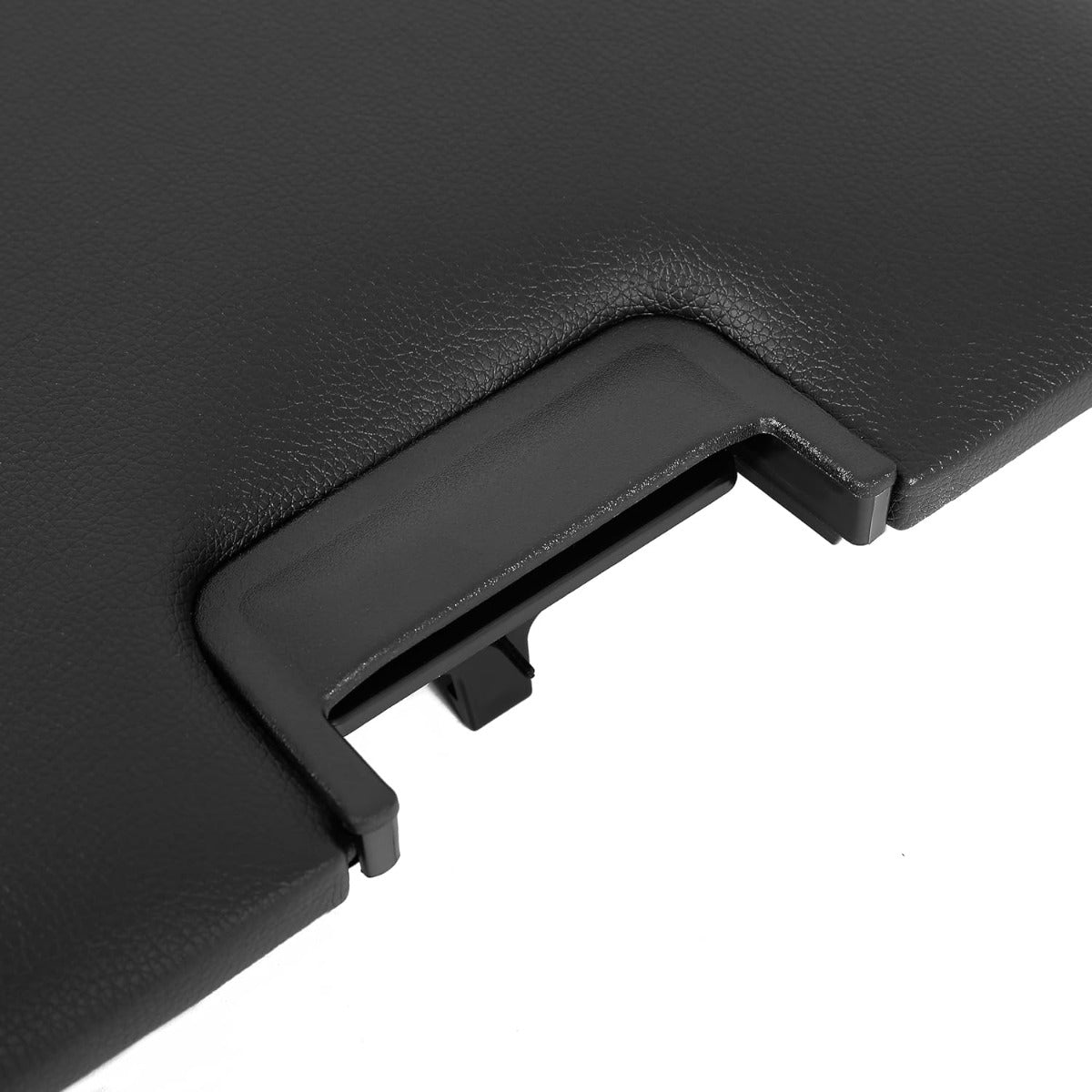 KUAFU Center Console Lid Compatible with 2007-2014 Chevy Chevrolet Silverado Avalanche Suburban Tahoe GMC Sierra Yukon Replace for 20864151 924-810 Seat Armrest Cover with Latch Plastic Leather Black
