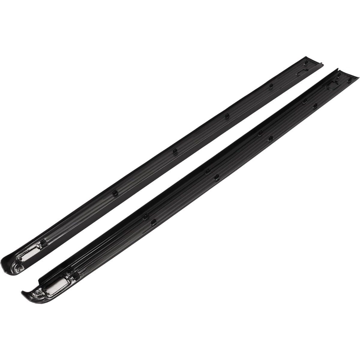 ALMULOO 6Ft 3/4' Truck Bed Side Rail Cover Compatible with 2002-2016 Ford F250 F350 F450 F550 Super Duty Plastic Black Textured Rail Caps Protector Molding Replace for 2C3Z99291A40BAA 2C3Z99291A41BAA