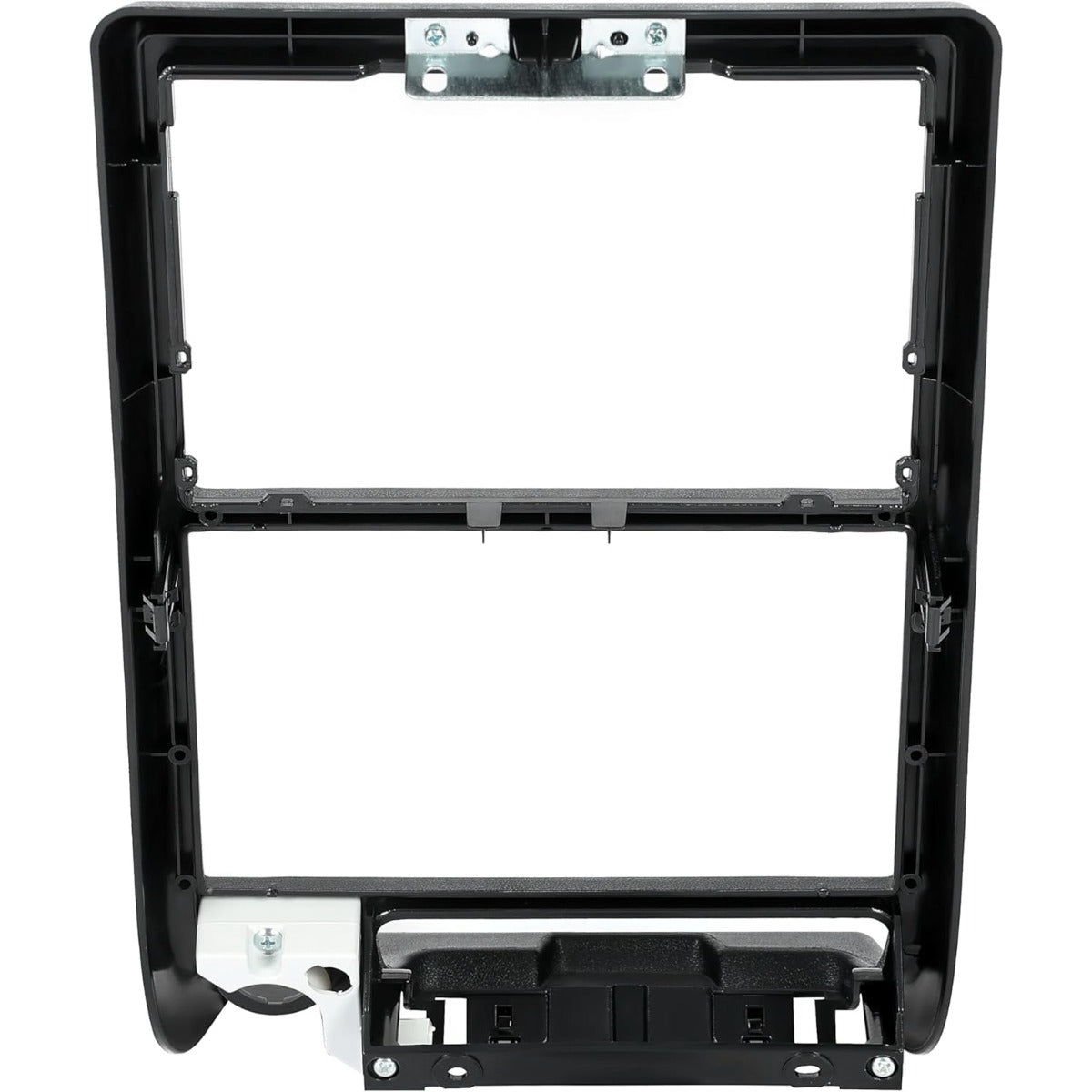 ALMULOO Center Console Radio Bezel Compatible with 1986-1988 Mazda RX-7 –Opening Dashboard Radio Panel Replaces FB0555210B – Black ABS Plastic Dashboard Panel with CD